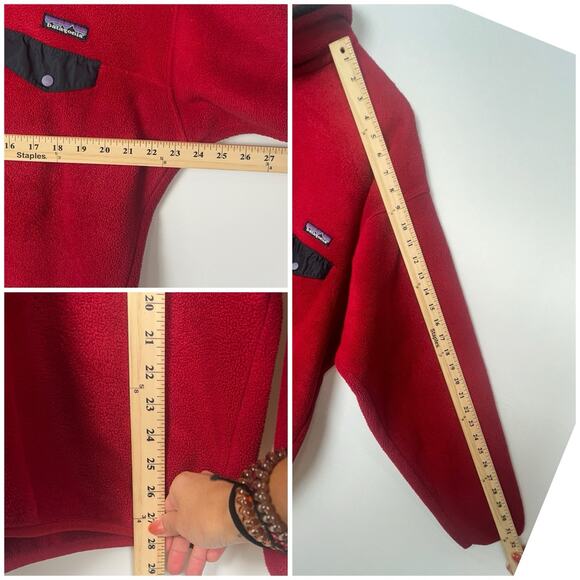 Vintage 90s Y2K Patagonia Synchilla Snap-T Pullover Fleece Jacket Mens XL - Picture 5 of 9